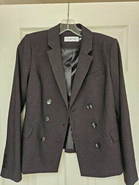 Calvin Klein Double-Breasted Blazer Size 6P